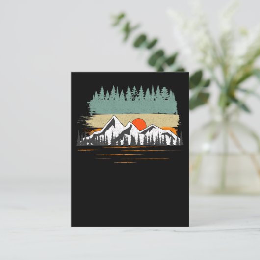 キャンピングフォレストマウンテンズ自然ハイキング ポストカード (スタンド正面)