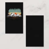 キャンピングフォレストマウンテン自然ハイキング 名刺 (正面/裏面)