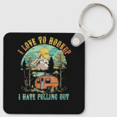 キャンピングフックアップ私は嫌い引き出しヴィンテージキャンパーa キーホルダー (裏面)