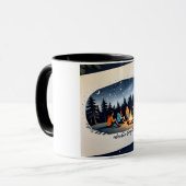 キャンピングフレンズアンダースターリースカイ マグカップ (正面左)