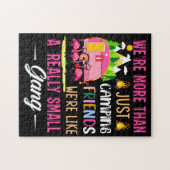 キャンピングフレンドは小さな集団のようなものだ ジグソーパズル (横)