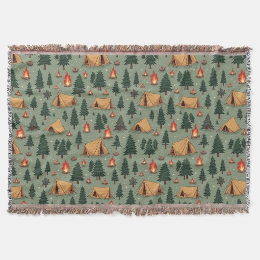 キャンピングブランケットソファラグガーゼブランケット大 スローブランケット (正面)