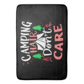 キャンピングヘア気におもしろいー バスマット (正面縦)