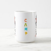 キャンピングヘア気にー コーヒーマグカップ (中央)
