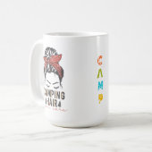 キャンピングヘア気にー コーヒーマグカップ (正面左)