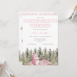 キャンピングベアバチェロレッテ招待状 招待状