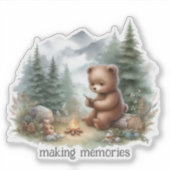 キャンピングベア シール (正面)