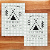 キャンピングベビーシャワー – キャンディーの数を推測 エンクロージャーカード