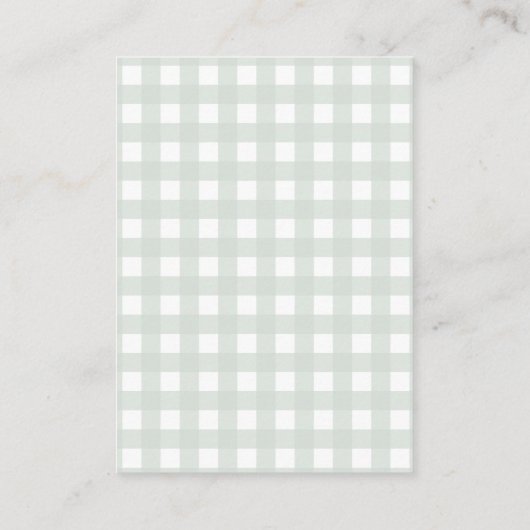 キャンピングベビーシャワー – キャンディーの数を推測 エンクロージャーカード (裏面)