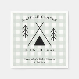 キャンピングベビーシャワー スタンダードカクテルナプキン