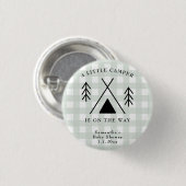 キャンピングベビーシャワー 缶バッジ (正面&裏面)