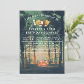 キャンピングボンファイアズモーレスバースデーパーティー 招待状 (スタンド正面)
