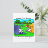 キャンピングポイおもしろいズプンラバーズ ポストカード (スタンド正面)