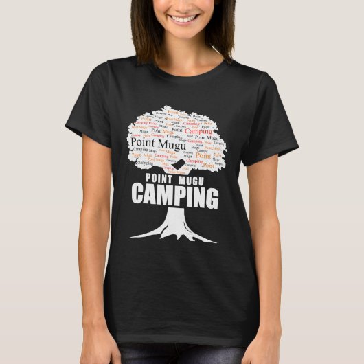 キャンピングポイントむぐキャンプ Tシャツ (正面)