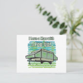 キャンピングポップアップ ポストカード (スタンド正面)