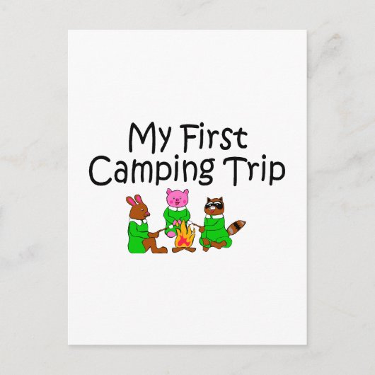 キャンピングマイファーストキャンピングトリップ ポストカード (正面)