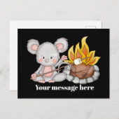 キャンピングマウスかわいいポストカードを追加 案内ポストカード (正面/裏面)