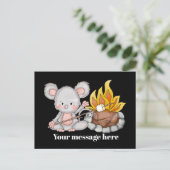 キャンピングマウスかわいいポストカードを追加 案内ポストカード (スタンド正面)