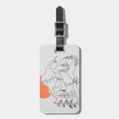 キャンピングマウンテンズトラベルラゲッジタグ ラゲッジタグ (正面縦)