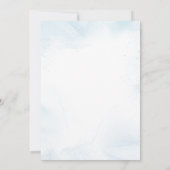 キャンピングマウンテンベビー素朴シャワーパーティー 招待状 (裏面)