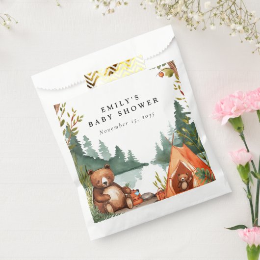 キャンピングマウンテンベビー素朴シャワー フェイバーバッグ (封をした状態)