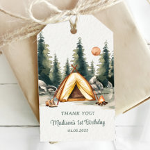 キャンピングマウンテン素朴バースデーパーティー