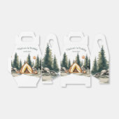 キャンピングマウンテン素朴バースデーパーティー フェイバーボックス (折り畳みなし)