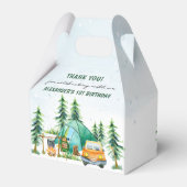 キャンピングマウンテン素朴バースデーパーティー フェイバーボックス (裏面サイド)