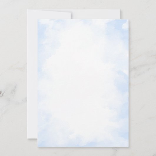 キャンピングマウンテン素朴誕生日サンキューカード 招待状 (裏面)