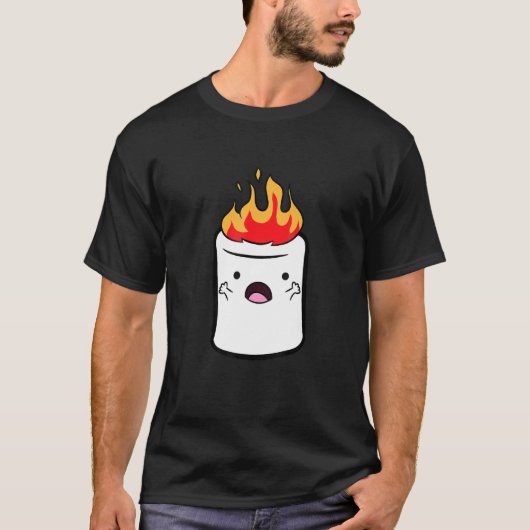 キャンピングマシュマローラブマシュマロ Tシャツ (正面)