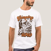 キャンピングママ: 開拓者  Tシャツ (正面)