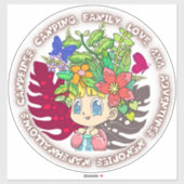 キャンピングマーシュマローズラブブラウン シール (シート)