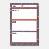 キャンピングメニュー食事計画ツール ポストイット (正面)