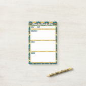 キャンピングメニュー食事計画ツール ポストイット (デスク上)