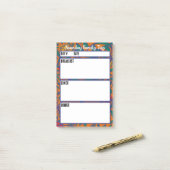 キャンピングメニュー食事計画ツール ポストイット (デスク上)