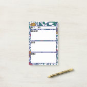 キャンピングメニュー食事計画ツール ポストイット (デスク上)