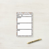 キャンピングメニュー食事計画ツール ポストイット (デスク上)