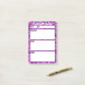 キャンピングメニュー食事計画ツール ポストイット (デスク上)