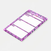 キャンピングメニュー食事計画ツール ポストイット (アングル)