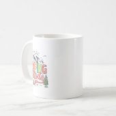 キャンピングモードオン 面白いキャンパー 自然愛好家 スカウト ヘ コーヒーマグカップ (正面左)