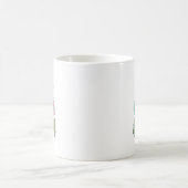 キャンピングモードオン 面白いキャンパー 自然愛好家 スカウト ヘ コーヒーマグカップ (中央)