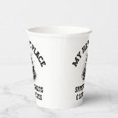 キャンピングモード：オフのグリッド – おもしろい Accountant Gift 紙コップ (右)