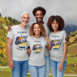 キャンピングヨセミテ国立公園家族旅行 Tシャツ