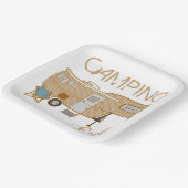 キャンピングライフことわざ5thホイールRVキャンパー ペーパープレート (傾斜あり)