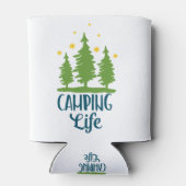 キャンピングライフタイポグラフィ 缶クーラー (裏面)