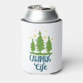 キャンピングライフタイポグラフィ 缶クーラー (缶裏面)