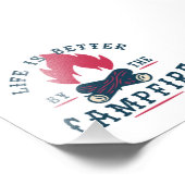 キャンピングライフ引用文テンプレートギフトfrom $0.09 フォトプリント            (角)