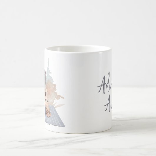 キャンピングライフ素晴らしアウトドア コーヒーマグカップ (中央)