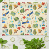 キャンピングライフ キッチンタオル (折り畳み)