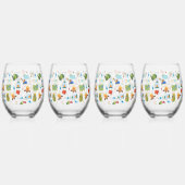 キャンピングライフ ステムなしワイングラス (右)